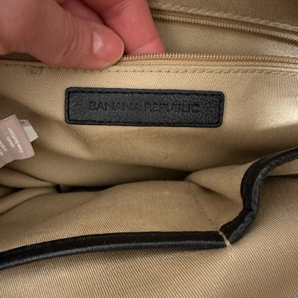 Gently used Banana Republic Genuine Black Leather Tote - Picture 12 of 12